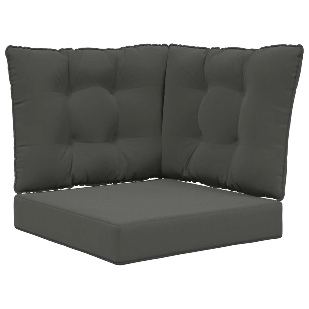 Cuscino per divano da esterno 3 pcs Antracite Poliestere 900795