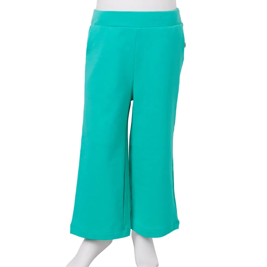 Pantaloni per Bambini a Gamba Larga Menta 116 11041