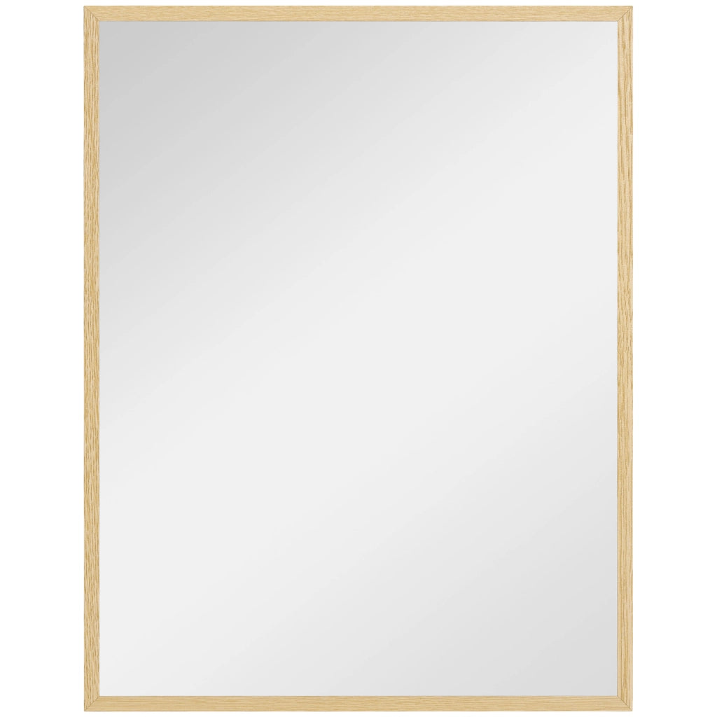 Specchio da parete rettangolare ¨C Minimal ¨C Legno 90x70 cm