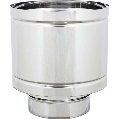 TERMINALE SCARICO A BOTTE MASCHIO ACCIAIO INOX 304  CM  8 H.CM 15