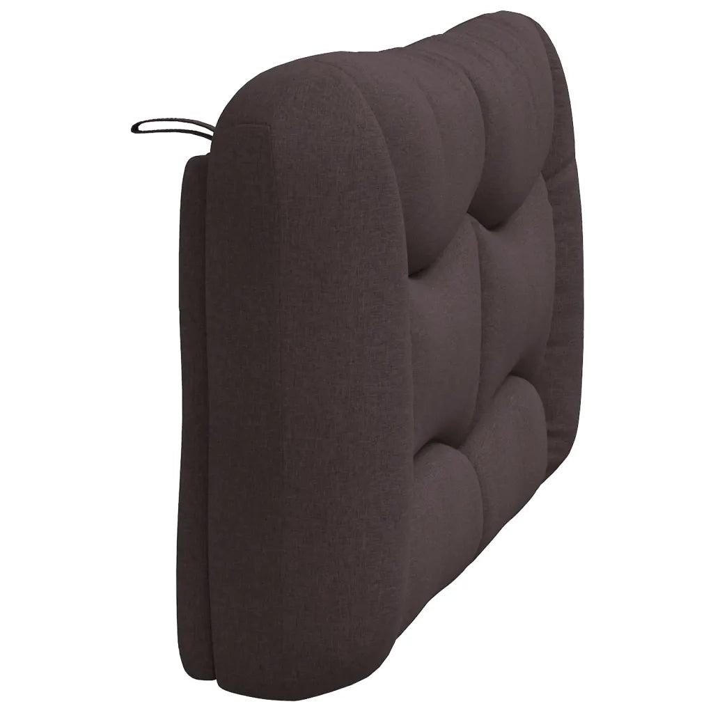 Cuscino Testiera Hvar Marrone Scuro 120 cm in Tessuto 374564