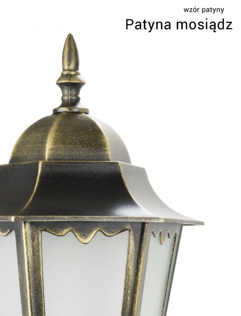 Lampada da giardino a stelo Retro nera 52cm E27 IP43