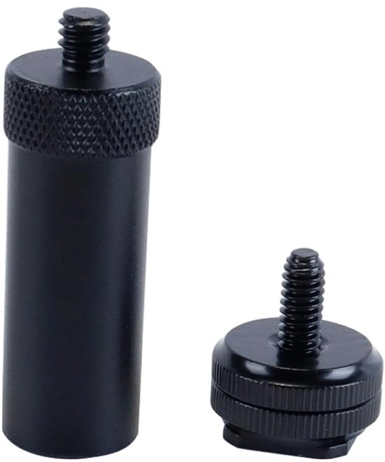 Adattatore per Stativo - Colonna di Estensione a Viti - Materiale in Lega di Alluminio - Accessori Fotografici - Dimensioni 7 cm - Stativo per Macchina Fotografica