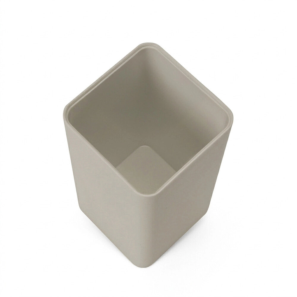 Porta scopino beige da appoggio in plastica Star
