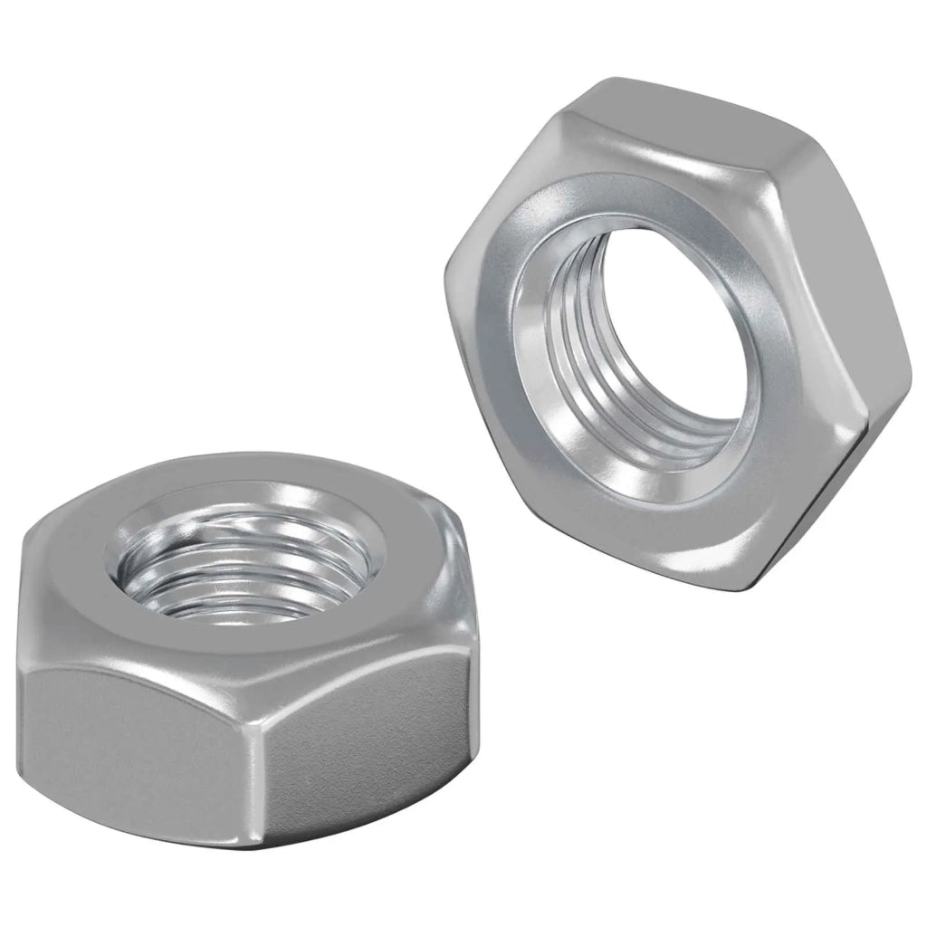 Dado esagonale 2 pcs Argento m8 Metallo 864469