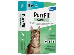PURRFIT COMBO PER GATTI E FURETTI- - confezione da 3 pipette - 10 pezzi PURRFIT