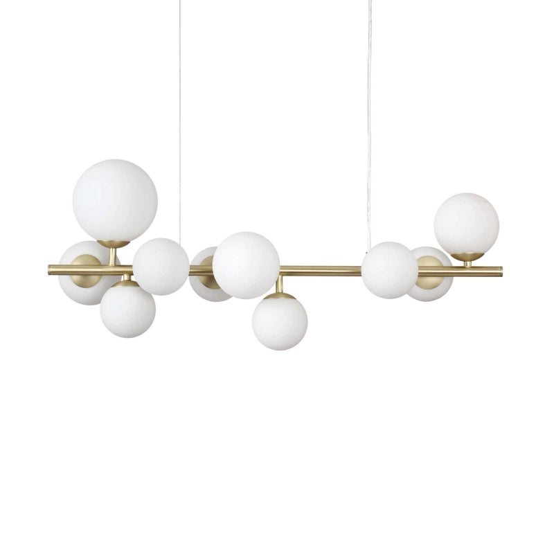Lampada A Sospensione Perlage Sp10 Bianco Ideal-Lux