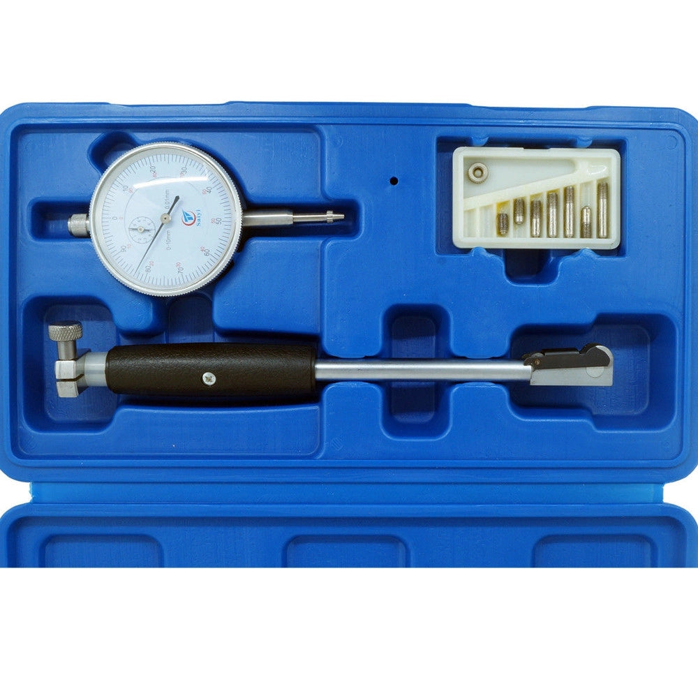 Trade Shop - Calibro Micrometro Misurazione Diametro Interno Fori Sonda 18-35mm 0-10mm 0.01mm -
