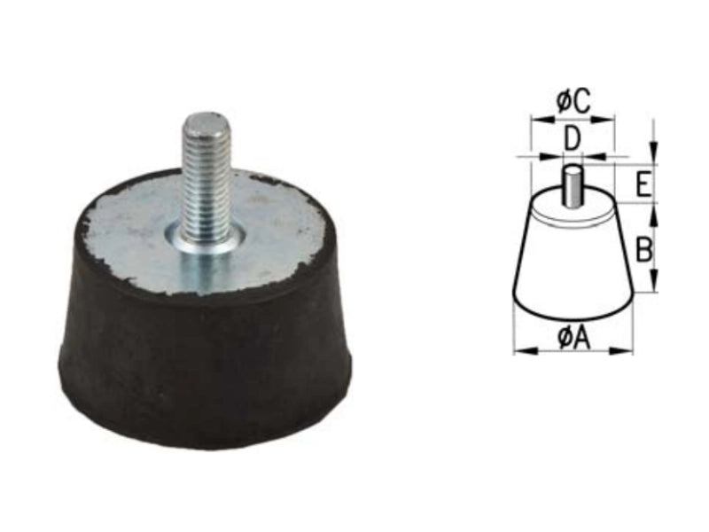 Antivibranti speciali tronco conico - 60687