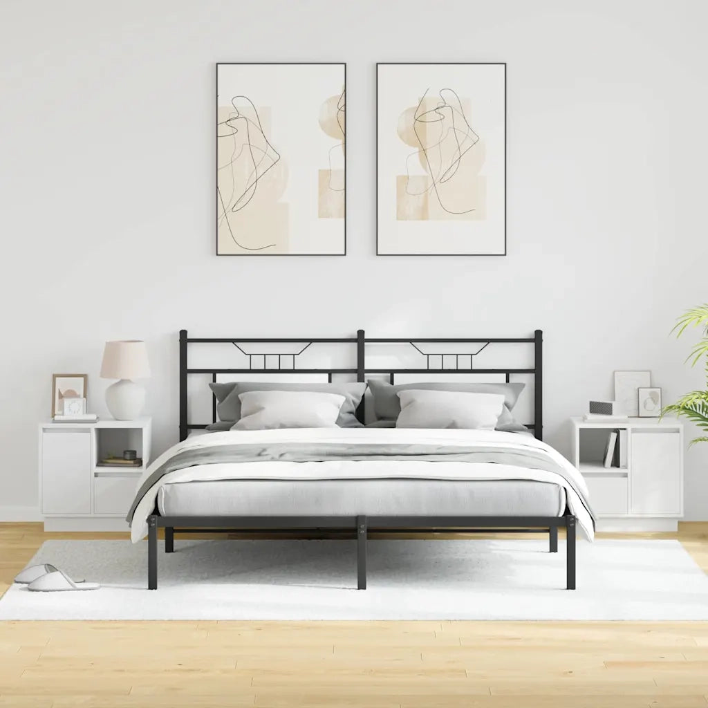 Armadio da Notte con cassetto 2 pcs Bianco 50 x 34,5 x 50 cm. 869579