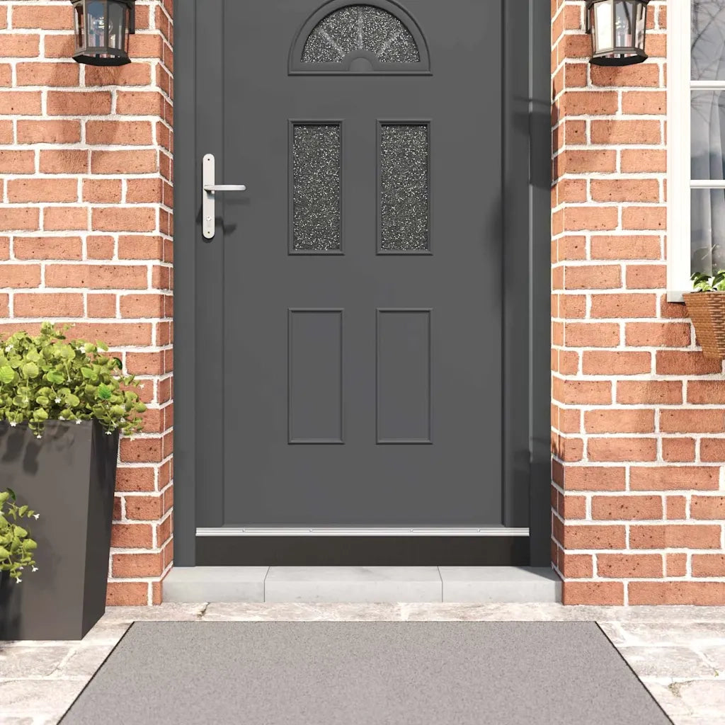 Spazzole per porte a vite 12 pcs Argento 100 cm 42019497
