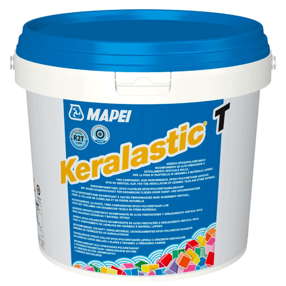 Adesivo bianco epossi-poliuretanico bicomponente keralastic ceramica t 5kg