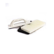 Frattone base plastica con feltro : Modello - FELTRO BIANCO CM 12X25X2,5