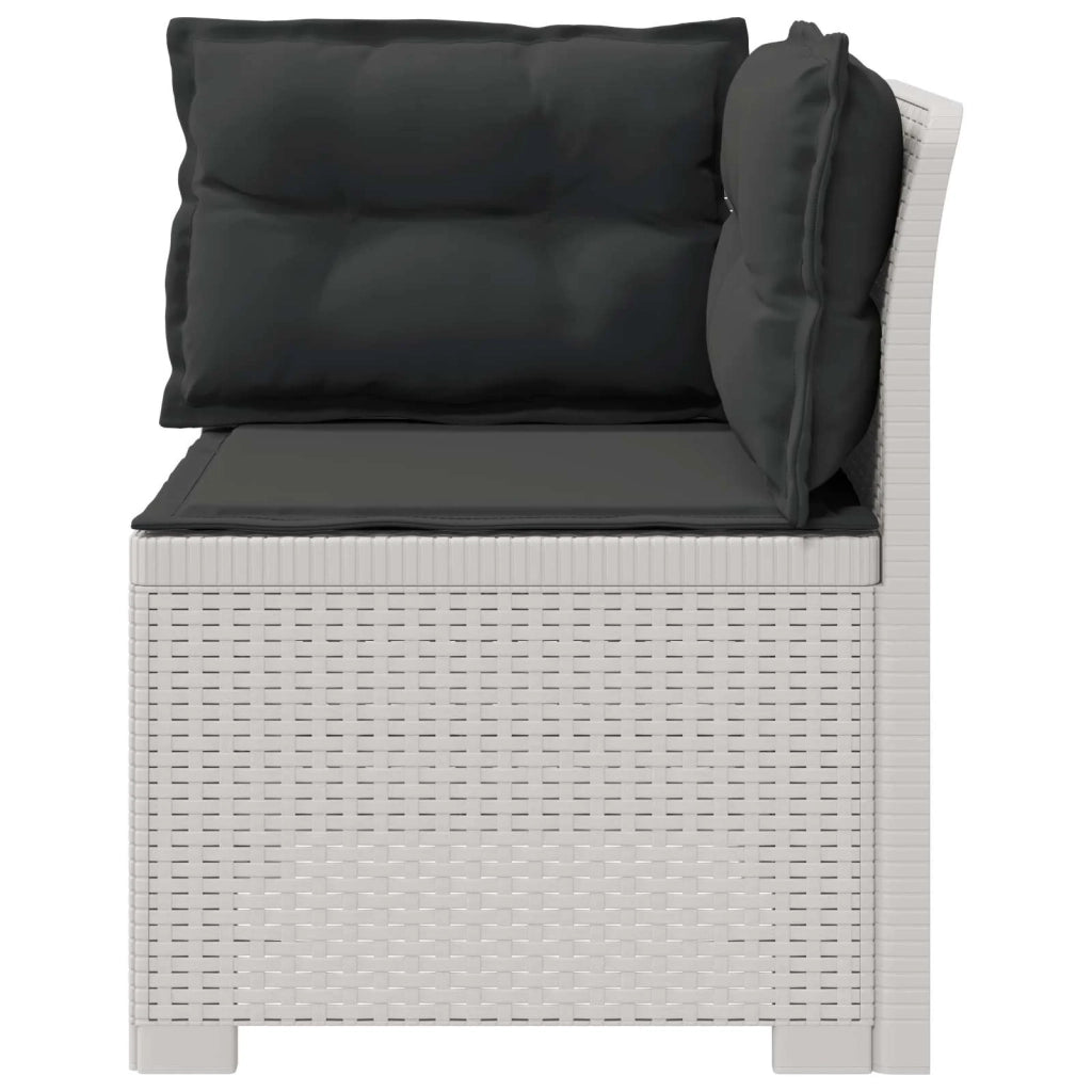Divano da esterno-Divano da Giardino a 1 Posto con Cuscini Aspetto Rattan PP 202642