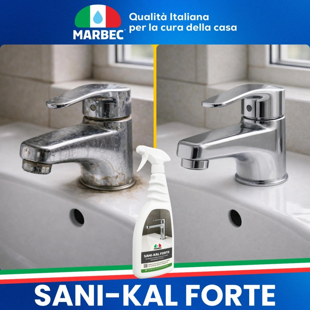 Detergente anticalcare forte bagno SANI-KAL FORTE - 5LTx4Pz