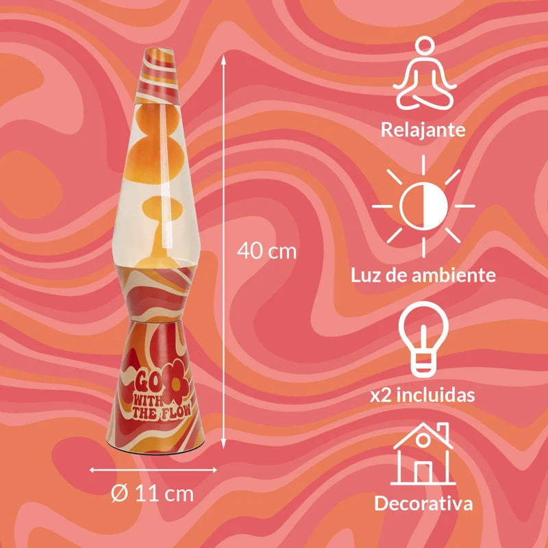 Lampada lava a proiettile go with the flow