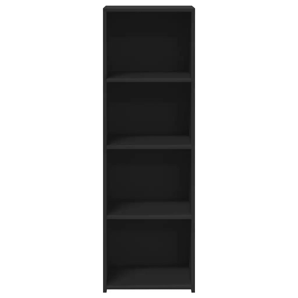 Credenza Nera 40x41x124 cm in Legno Multistrato 846384