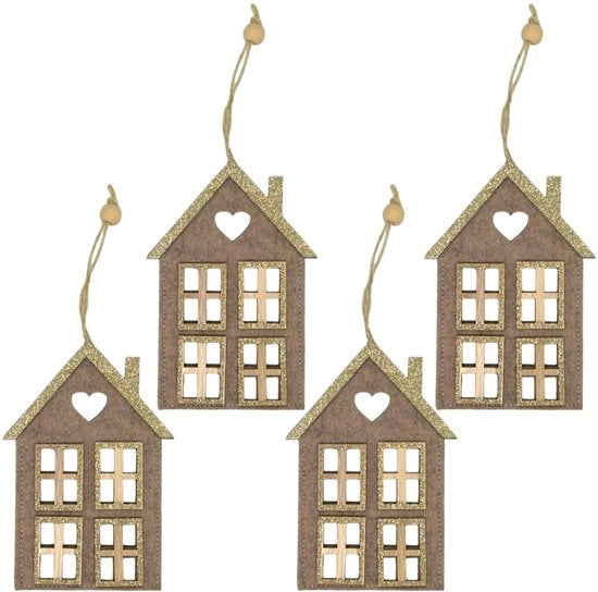 Set di 4 Vilthangers per Natale per Decorazione