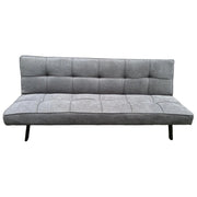 Divano Letto Clarelle In Tessuto Grigio Dimensione 178x81x71