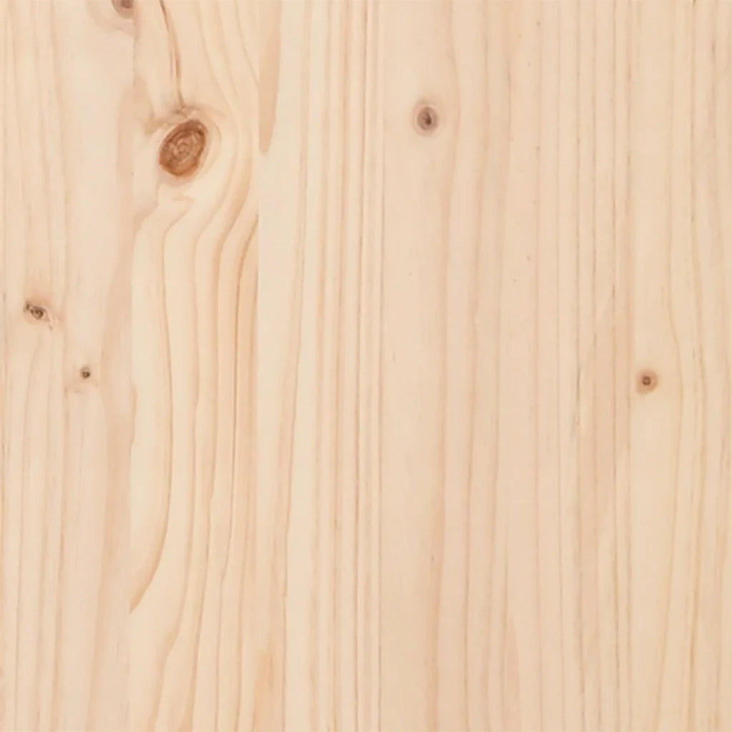 Testiera con Contenitore-Testiera con Ripiani 90 cm Legno Massello di Pino