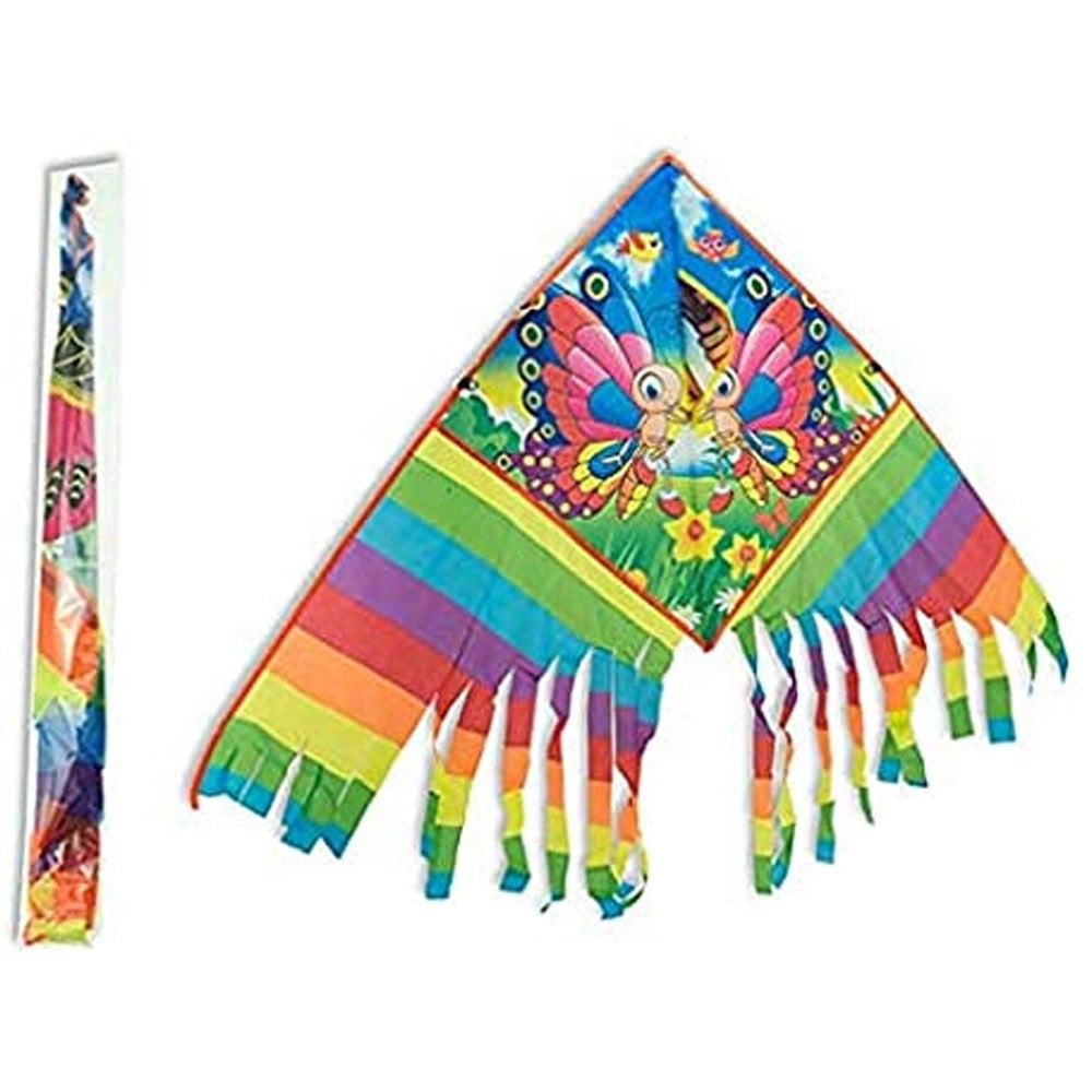 Trade Shop - Aquilone Arcobaleno Gioco Esterno Spiaggia Facile Da Pilotare Vari Colori 110x90 -