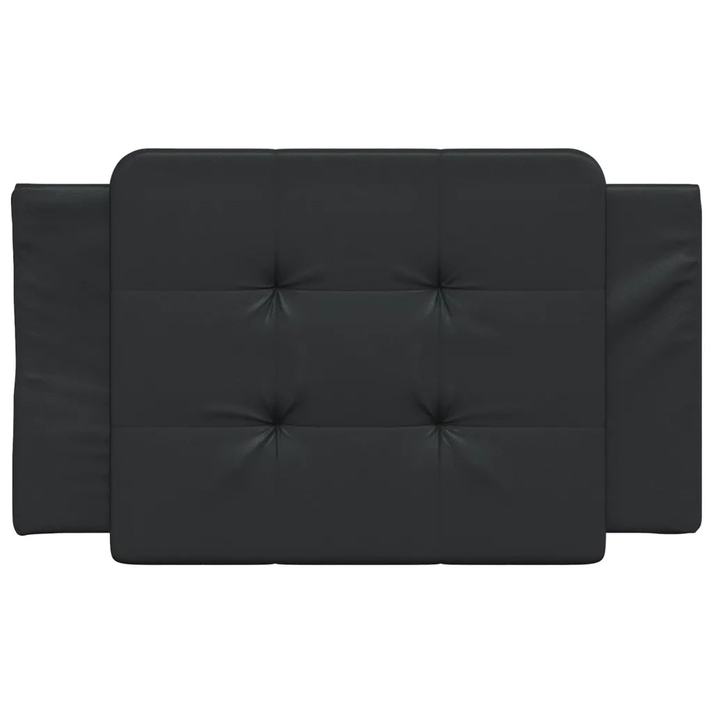 Cuscino Testiera Zadar Nero 80 cm in Similpelle 374829