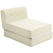 Divano letto imbottito ¨C Minimal ¨C bianco crema