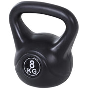 Kettlebell 8 kg ¨C Minimal ¨C Nero 22x17x24 cm