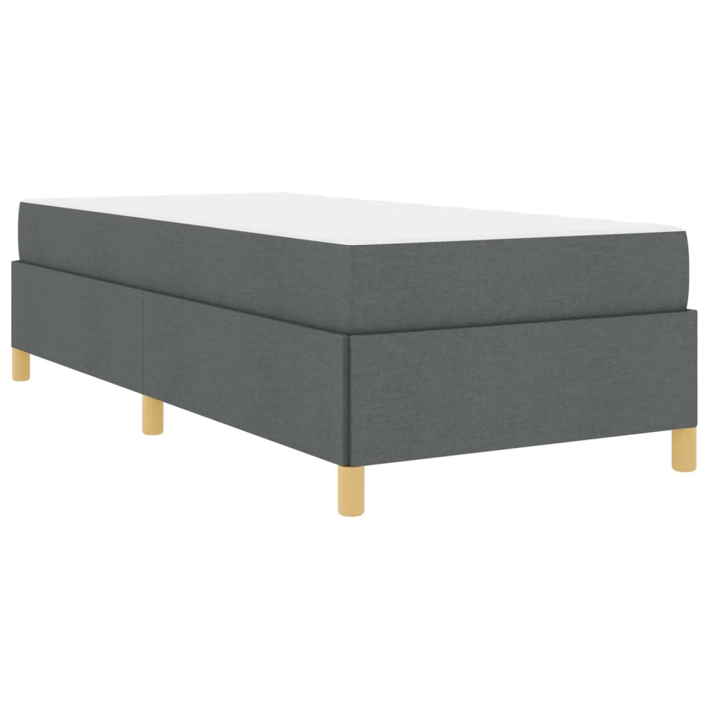 Struttura del letto Grigio scuro 80 x 200 cm Tessuto 3398893