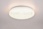 VEGA PLAFONIERA LED 16W 1900lm, 3000K DIFFUSORE LAVORATO ED EFFETTO CIELO STELLATO D.33CM