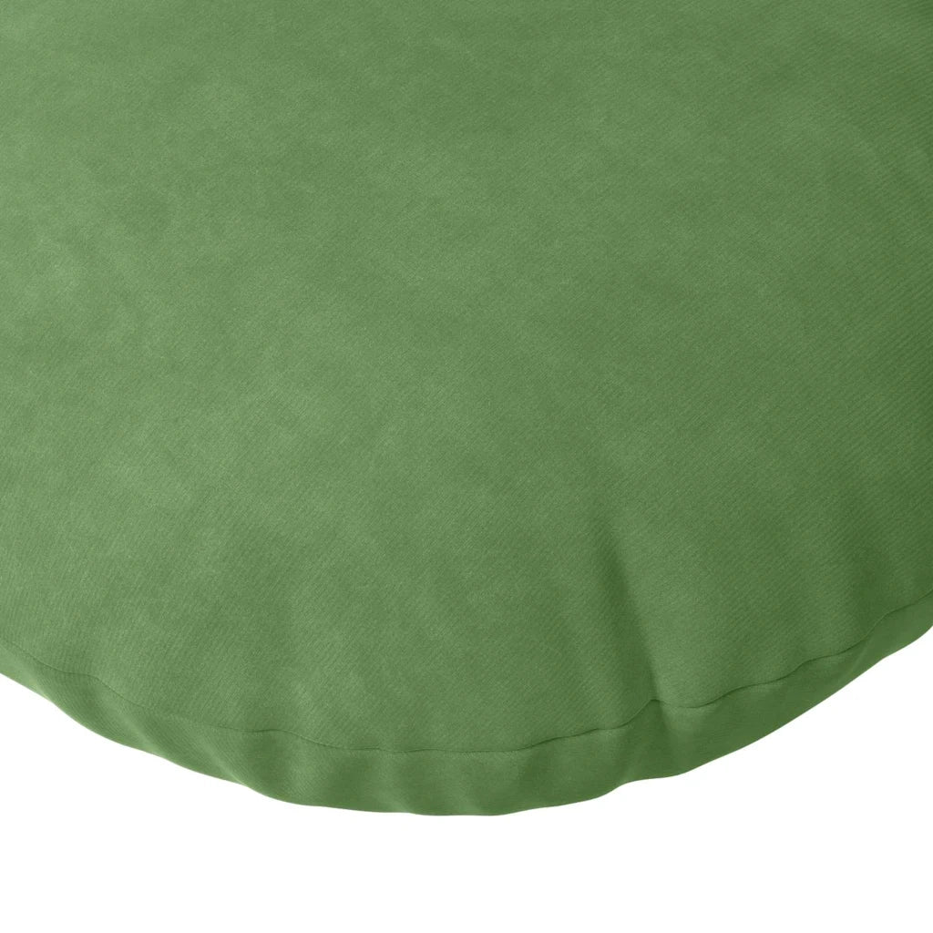 Cuscini per Seduta 2 pcs Verde chiaro Ø 40 x 13 cm Velluto 42014251