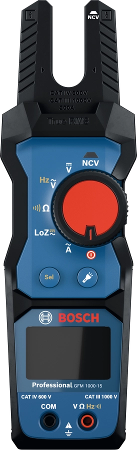 Pinza amperometrica Bosch GMF 1000-15 con forcella max 1000V