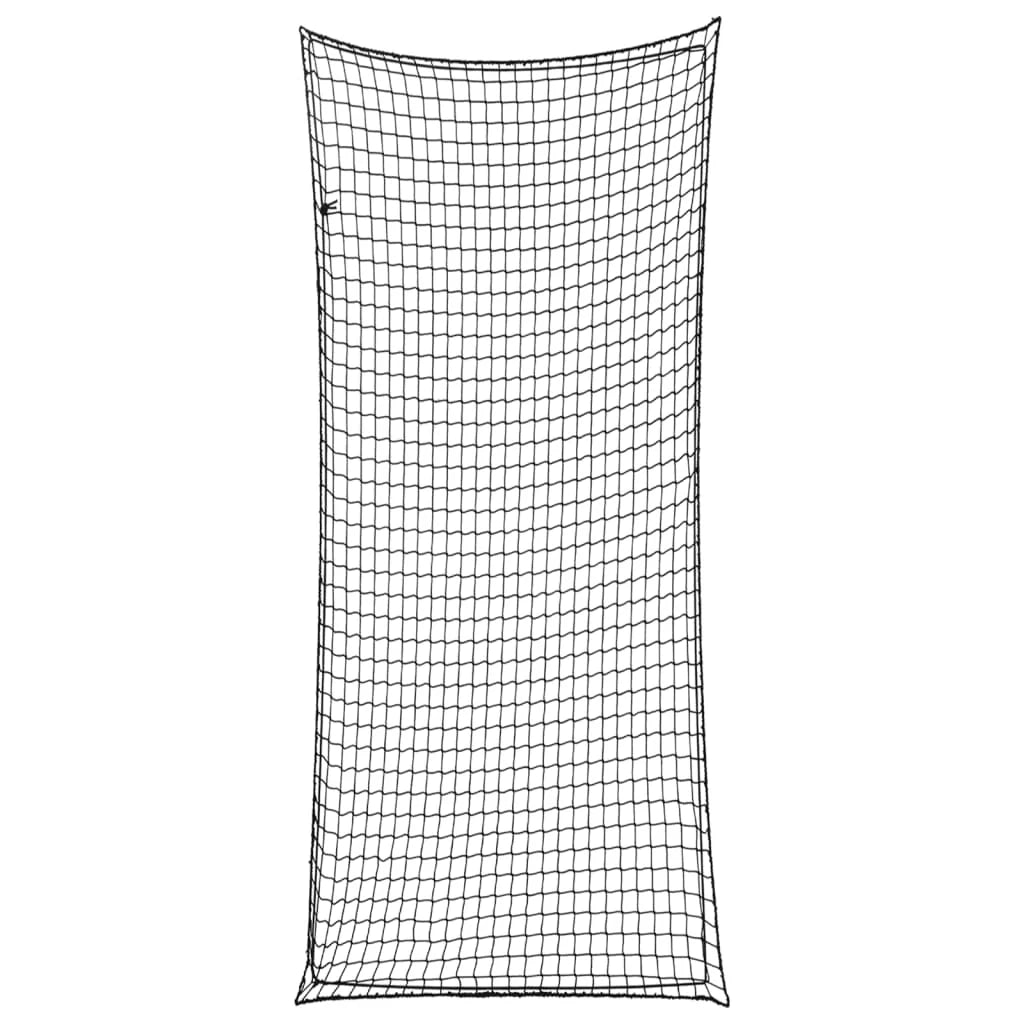 Rete per rimorchio telo di fissaggio per il carico portapacchi con corda elastica 8 x 3,5 m PP nero 02_0042240