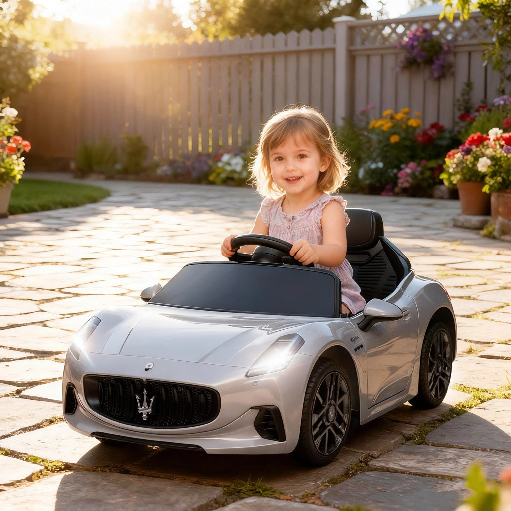 Macchina per Bambini 12V con Telecomando ¨C Minimal ¨C Grigio