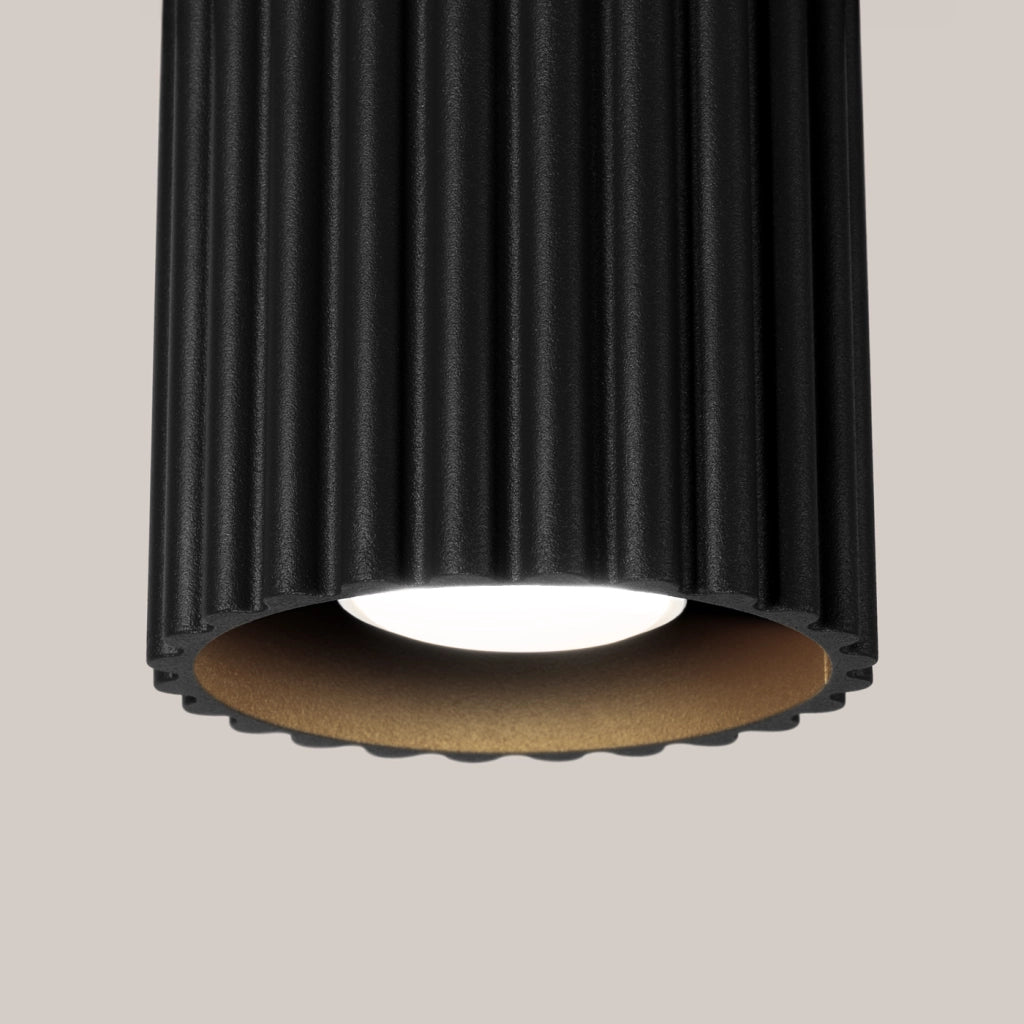 Lampada da soffitto AURA 1 nero GU10