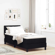 Letto a molle con materasso con led Nero 80 x 200 cm Tessuto 3342242