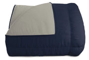 Trapunta Invernale 1 Piazza e Mezzo Doubleface 300gr Blu Scuro/Grigio Chiaro