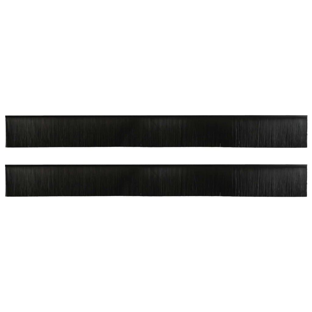 Spazzole per porte autoadesive 2 pz Nero 100 cm CFW2593280