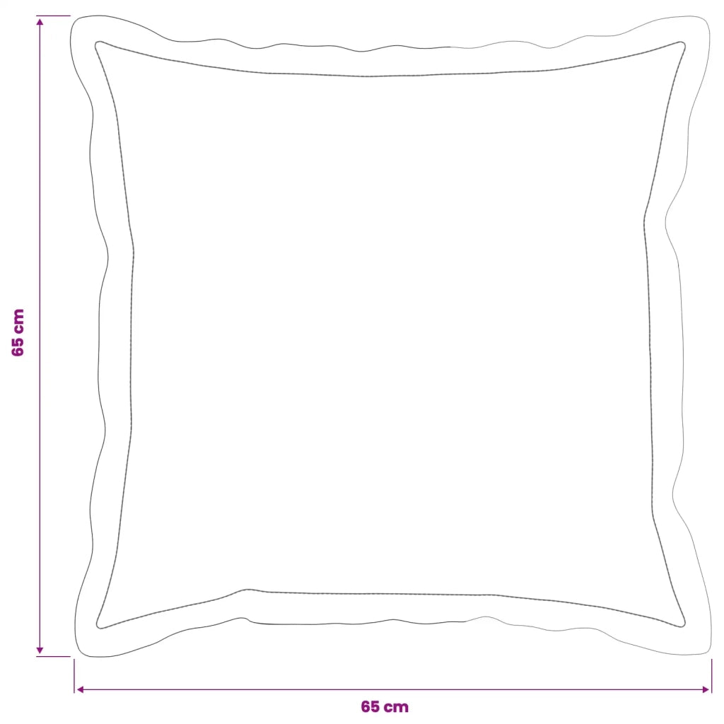 Federa 6 pz HOUTEN Grigio Scuro 65 x 65 cm Tessuto Chenille 921066