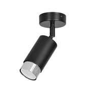 Plafoniera spot Emibig Hiro 1xGU10 nero cromo 19cm