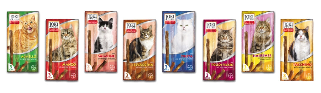 Bayer BARRETTA SNACK JOKI PLUS GATTO  gusto Manzo