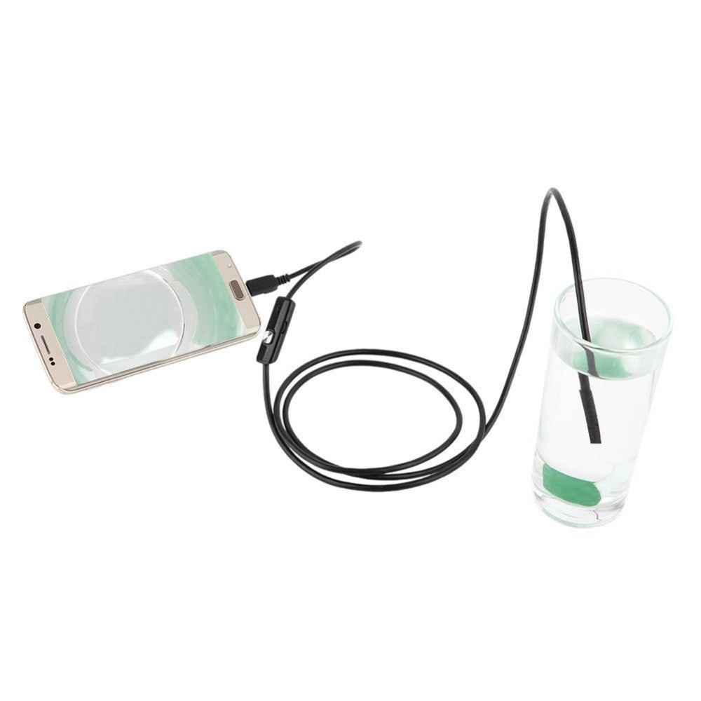 Trade Shop - Telecamera Endoscopica Ispezione Micro Usb Per Android Con Funzione Otg 2mt -