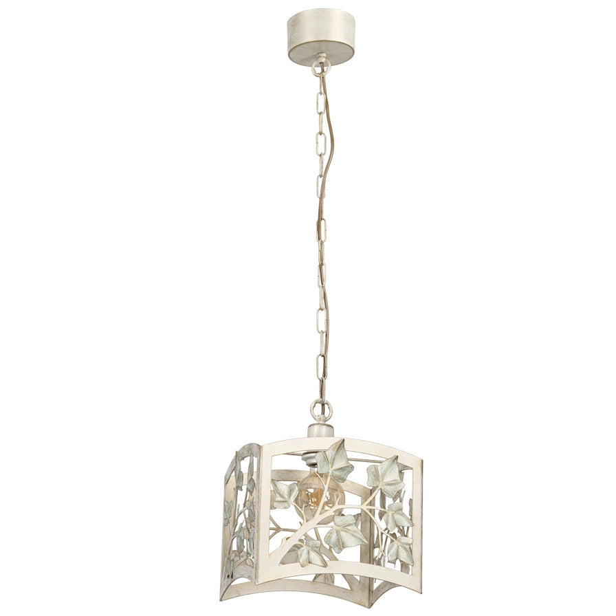 Lampada sospesa Provence 1xE27 cromata Luminex