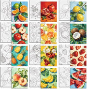 12 Canvassi a Tema di Frutta da Pittura
