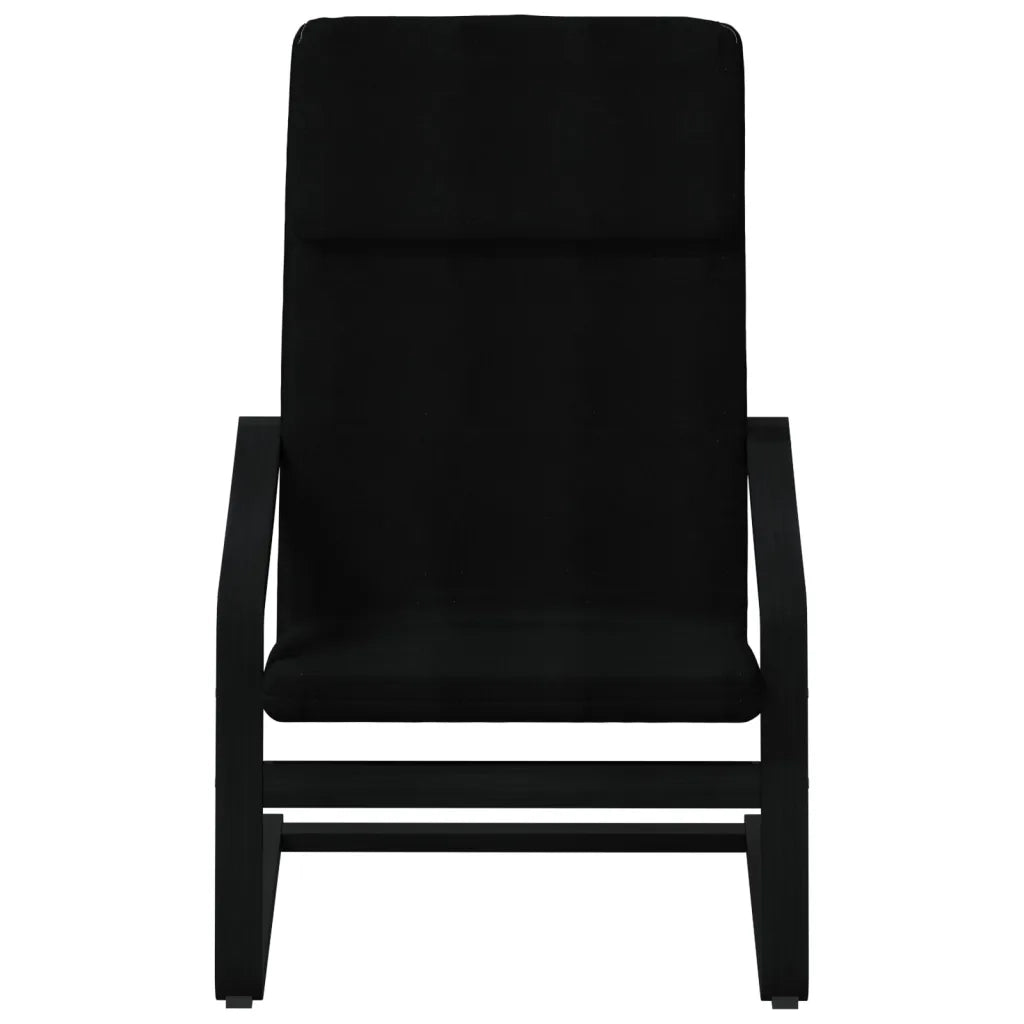 Sedia Relax Nera in Tessuto 351058