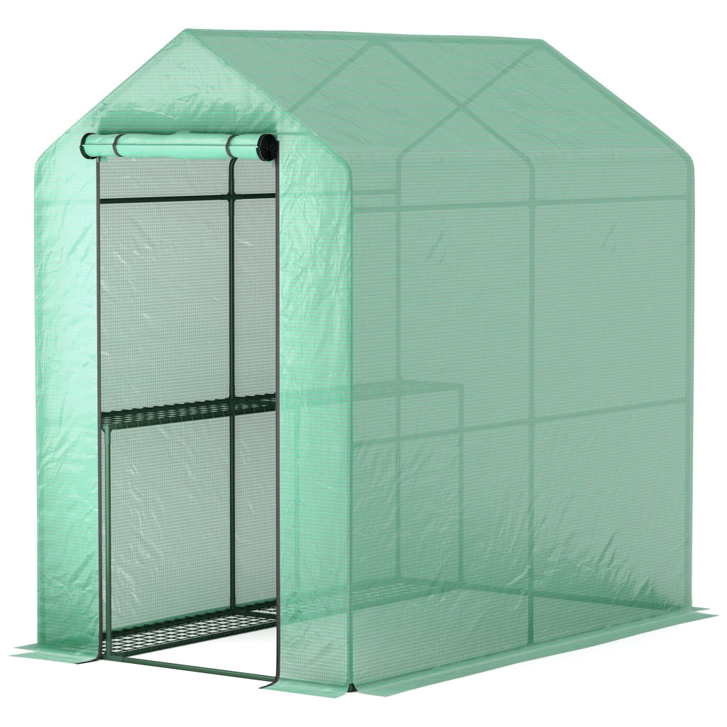 Serra da giardino 2 livelli ¨C Minimal ¨C 186x120x190cm verde