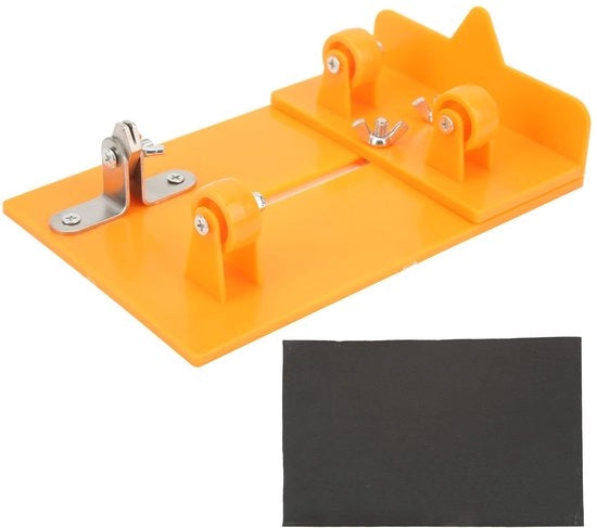 Taglierino per Vetro - Attrezzi per Snidare Vetro - Bottiglie da Vino/Birra/Jarre - Carta Abrasiva - PC/Materiale - Resistente ai Colpi - Manuale d'Uso Incluso - Taglierino per Vetro