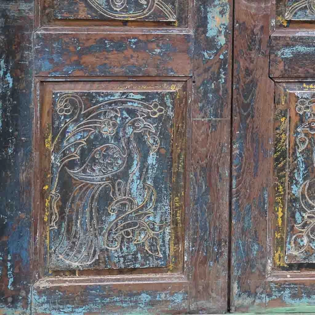 Porta in legno marrone 155x12x211h cm