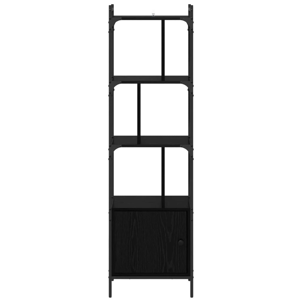 Libreria Rovere Nero 44,5 x 30 x 154,5 cm Legno multistrato 882154