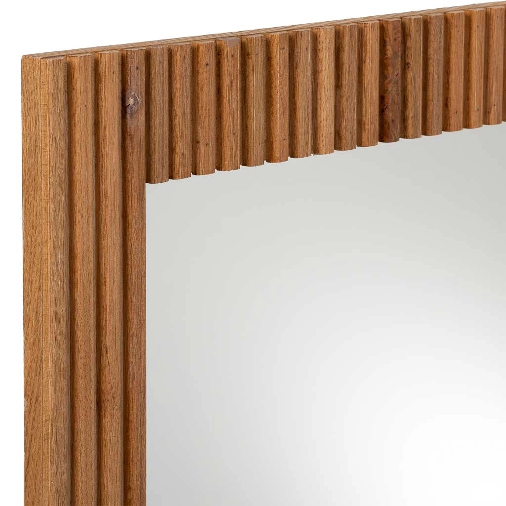 Specchio in legno marrone 60x3x90